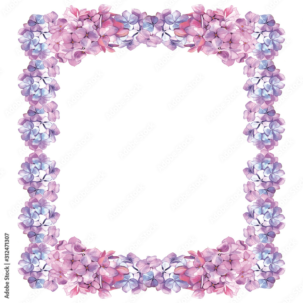 hydrangea frame hydrangea frame