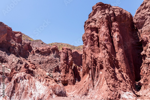 Valle Arcoiris, Rainbow valley, near San Pedro de Atacama in Chile