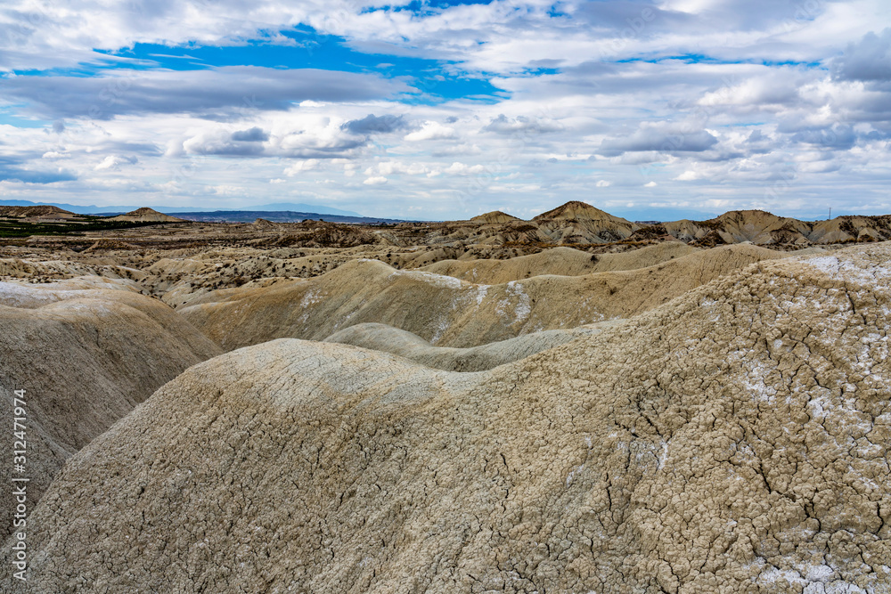 The Badlands of Abanilla and Mahoya near Murcia in Spain