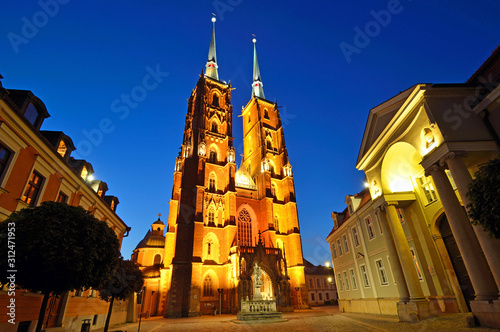 Cathedral of St. John the Baptist in Wroclaw, Poland