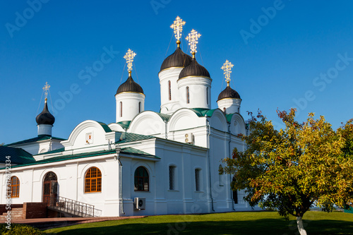 Transfiguration cathedral in Transfiguration monastery in Murom, Russia