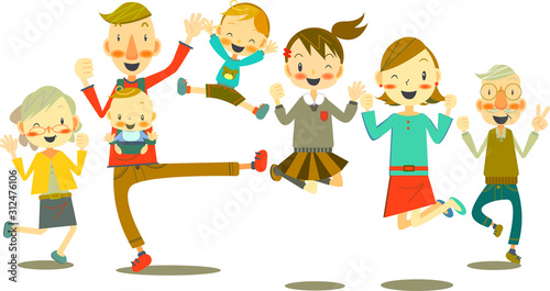 ハッピーファミリー　３世代