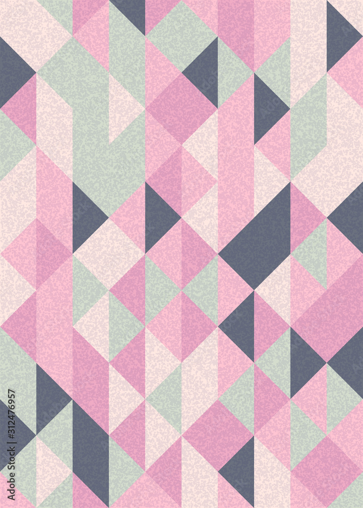 Pattern with random colored Diamonds Generative Art background illustration Pattern with random colored Diamonds Generative Art background illustration