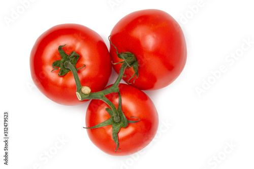 tomatoes isolated on white background © Olga
