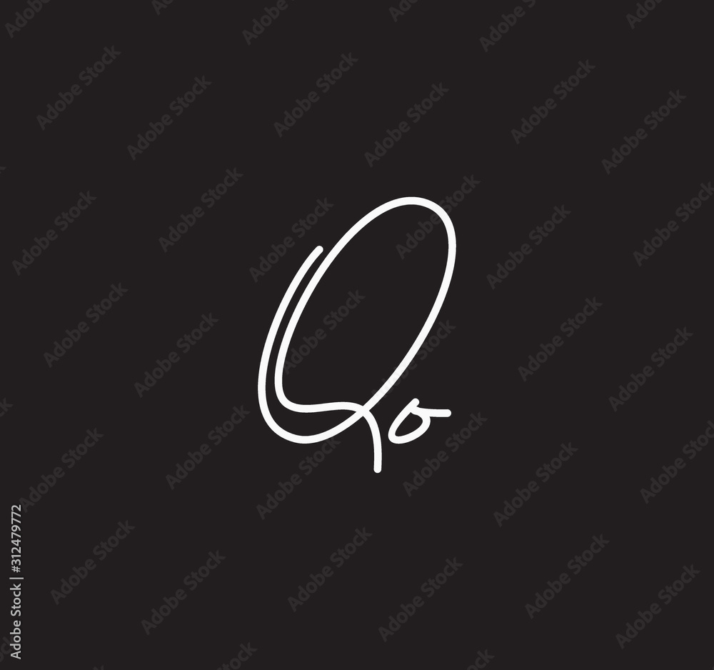 Couple Cursive Letters Initial Signature Handwriting Calligraphy Couple Cursive Letters Initial Signature Handwriting Calligraphy