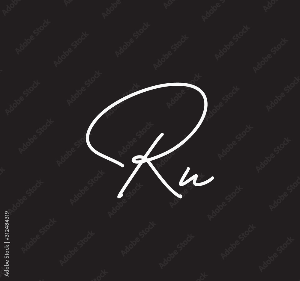 Couple Cursive Letters Initial Signature Handwriting Calligraphy Couple Cursive Letters Initial Signature Handwriting Calligraphy