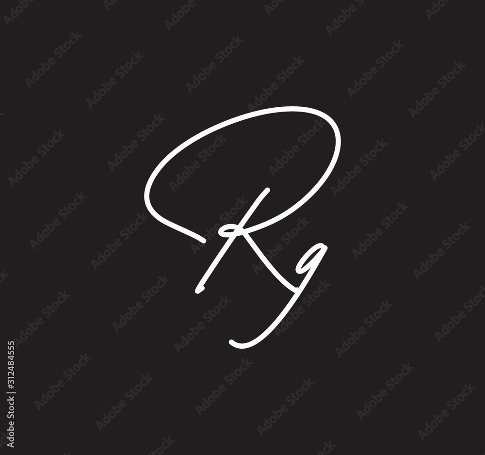 Couple Cursive Letters Initial Signature Handwriting Calligraphy Couple Cursive Letters Initial Signature Handwriting Calligraphy