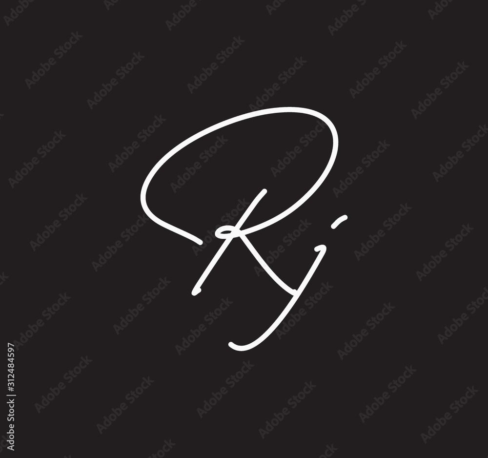 Couple Cursive Letters Initial Signature Handwriting Calligraphy Couple Cursive Letters Initial Signature Handwriting Calligraphy