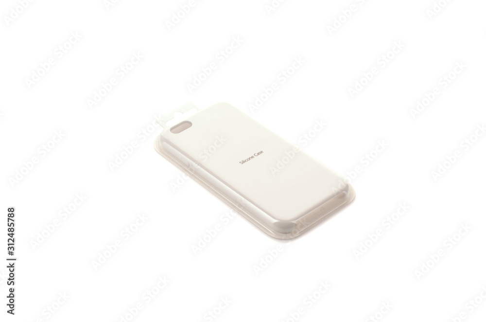 mobile phone cases accessories for smartphone isolated on white background. mobile phone cases accessories for smartphone isolated on white background.