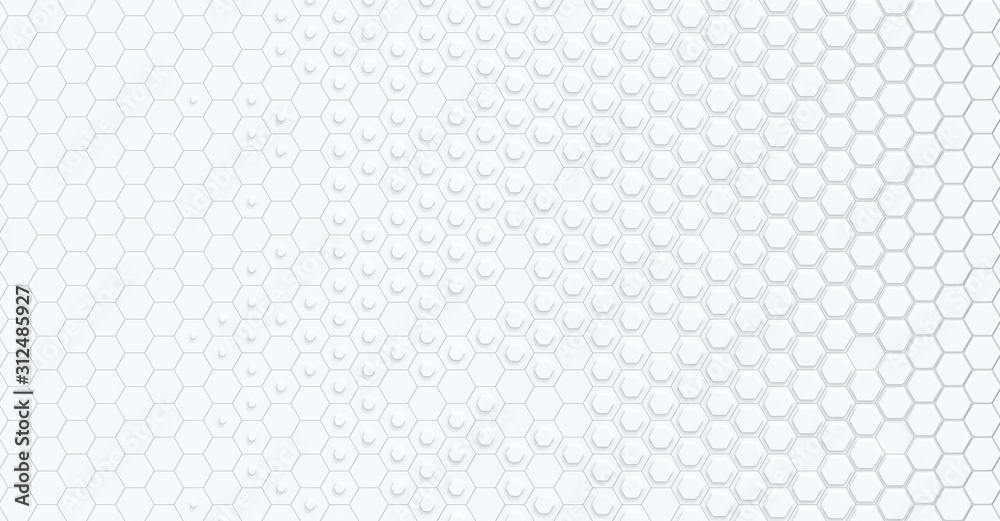 creative Abstract 3D geometric white hexagonal background creative Abstract 3D geometric white hexagonal background