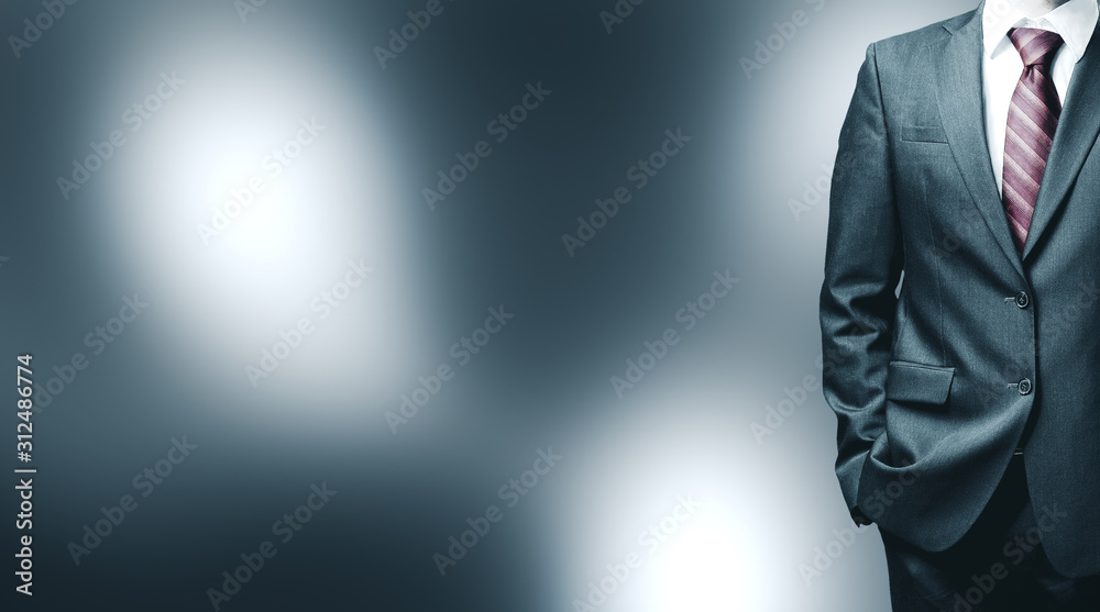 Businessman in black suit Businessman in black suit