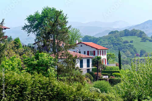 Sare village in yhe Basque mountain