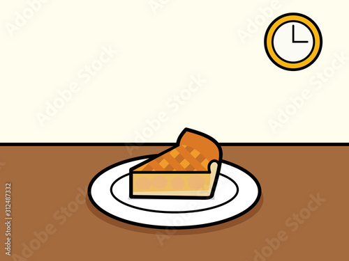 カフェタイム アップルパイ （おやつの時間）