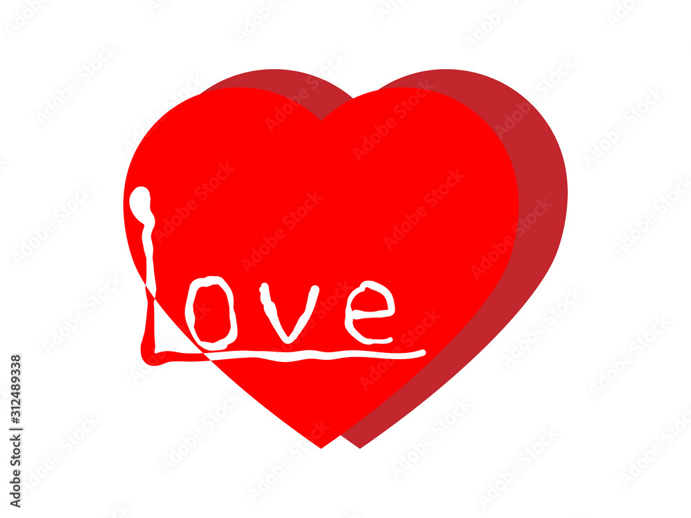 Loveの文字とハート Loveの文字とハート