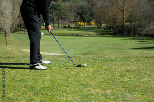 Training and Fitting in a golf field