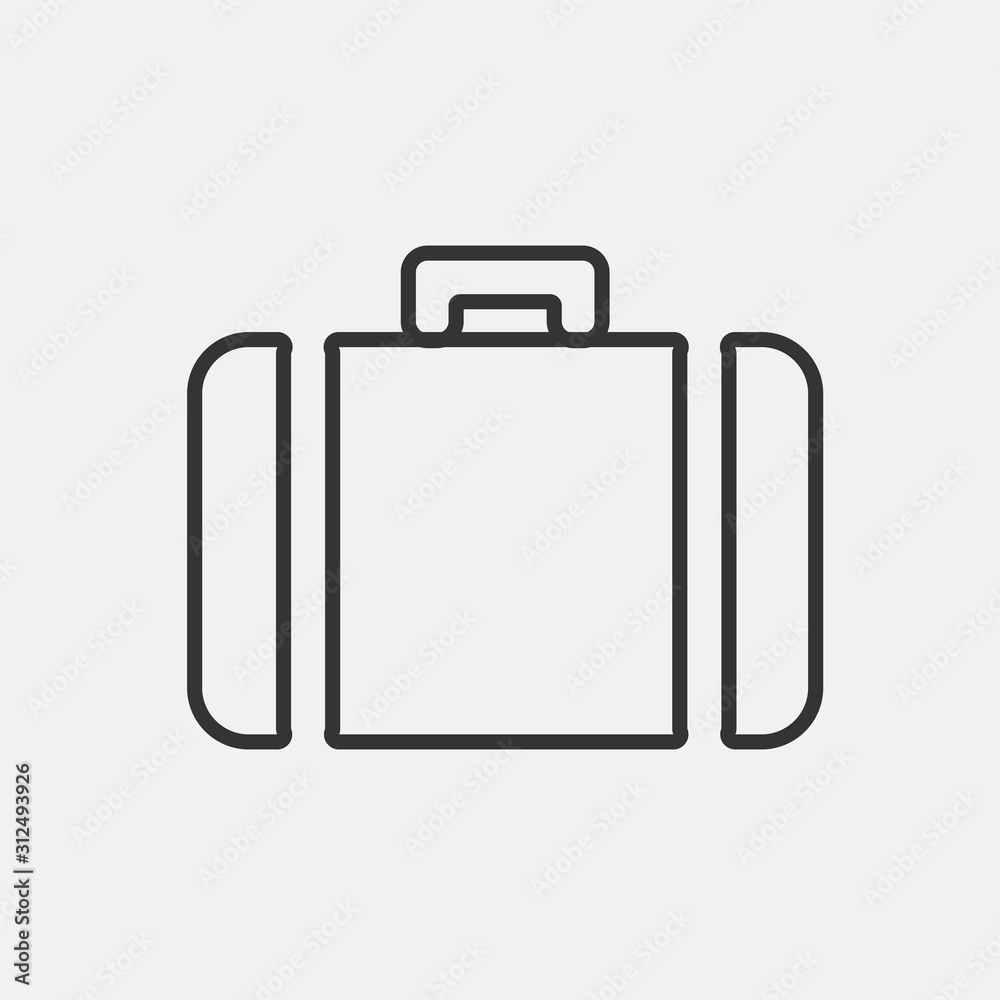 briefcase icon vector for web and graphic design briefcase icon vector for web and graphic design