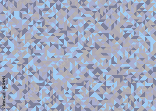 Pattern with random colored Diamonds Generative Art background illustration