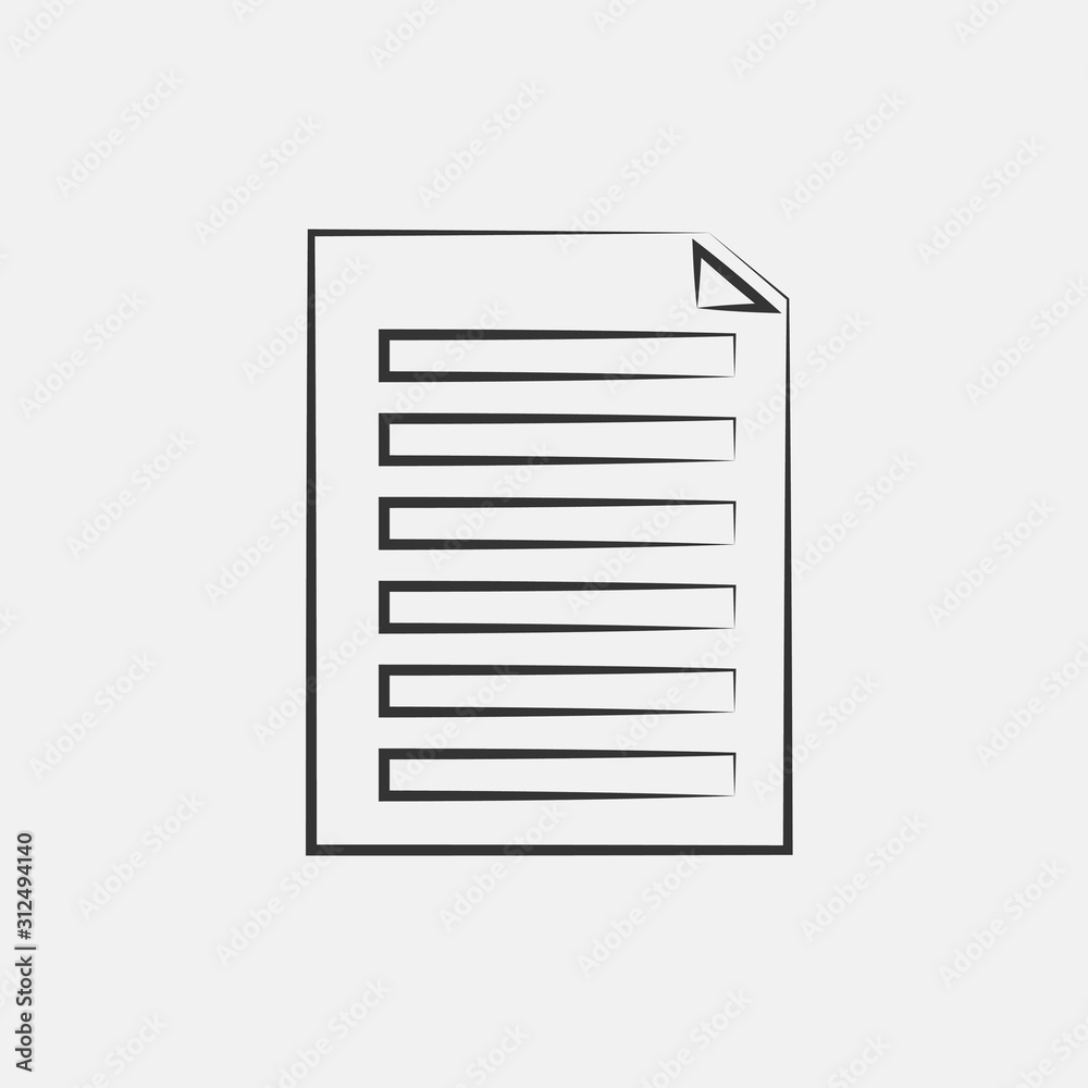 document icon vector for web and graphic design document icon vector for web and graphic design