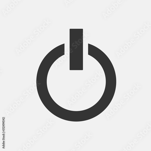 off icon vector for web and graphic design