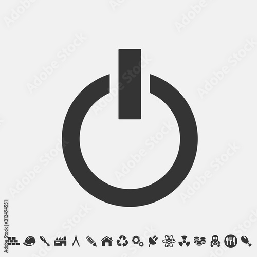 off icon vector for web and graphic design