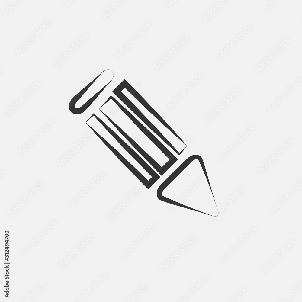 pencil icon vector for web and graphic design pencil icon vector for web and graphic design