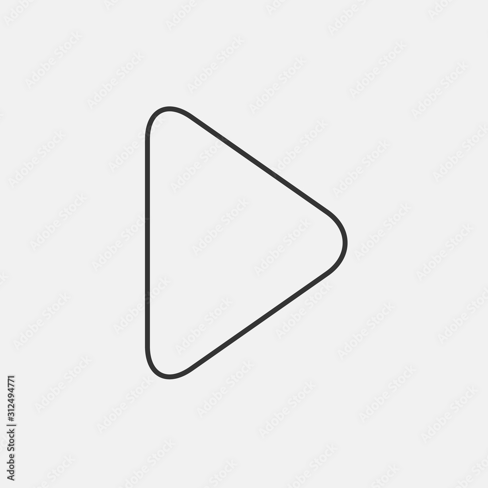 play icon vector for web and graphic design play icon vector for web and graphic design
