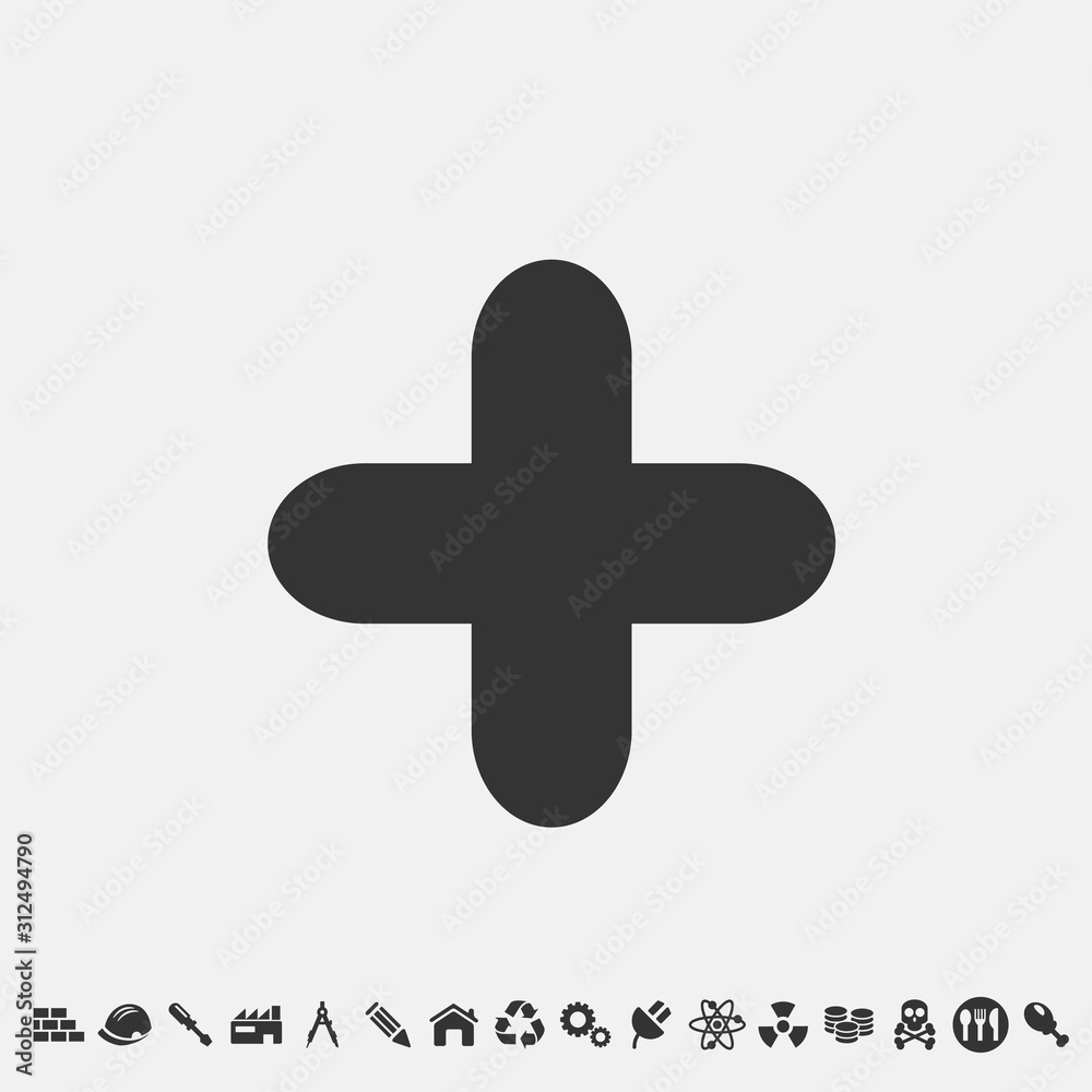 plus icon vector for web and graphic design plus icon vector for web and graphic design