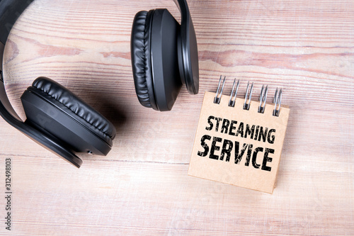 Streaming Service. Entertainment, spending time, spending time with family and friends concept
