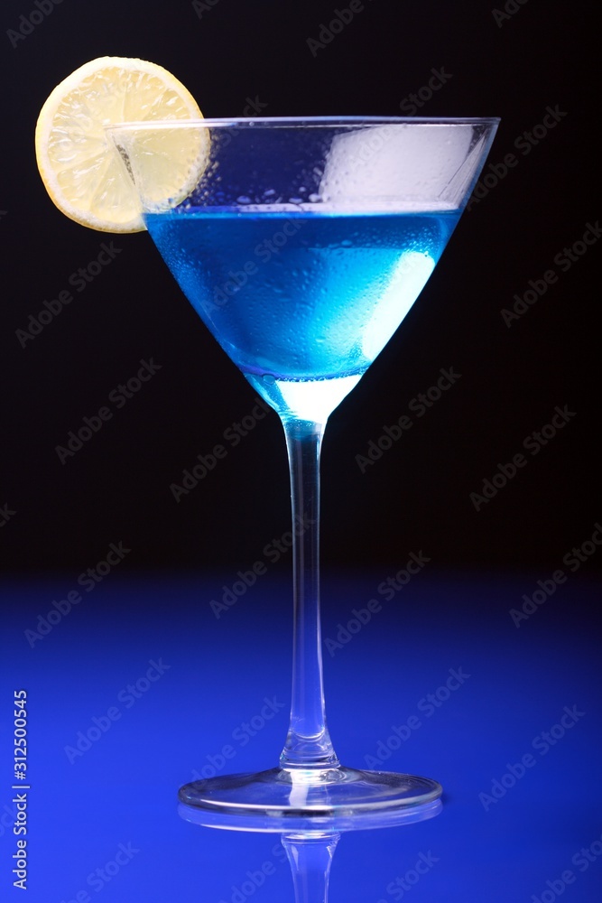 Close up of martini glass