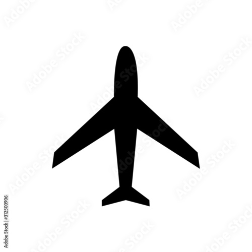 plane iicon vector - illustration