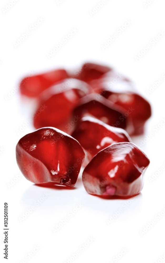 Studio shot of pomegranate fruit Studio shot of pomegranate fruit