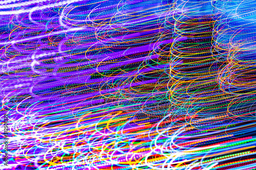 Abstract pattern colorful Christmas lights