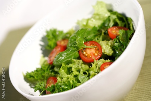 Close up of spring salad