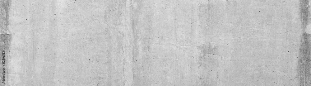 Naklejka premium Wall concrete background. Old cement texture cracked, White, Grey vintage wallpaper abstract grunge background