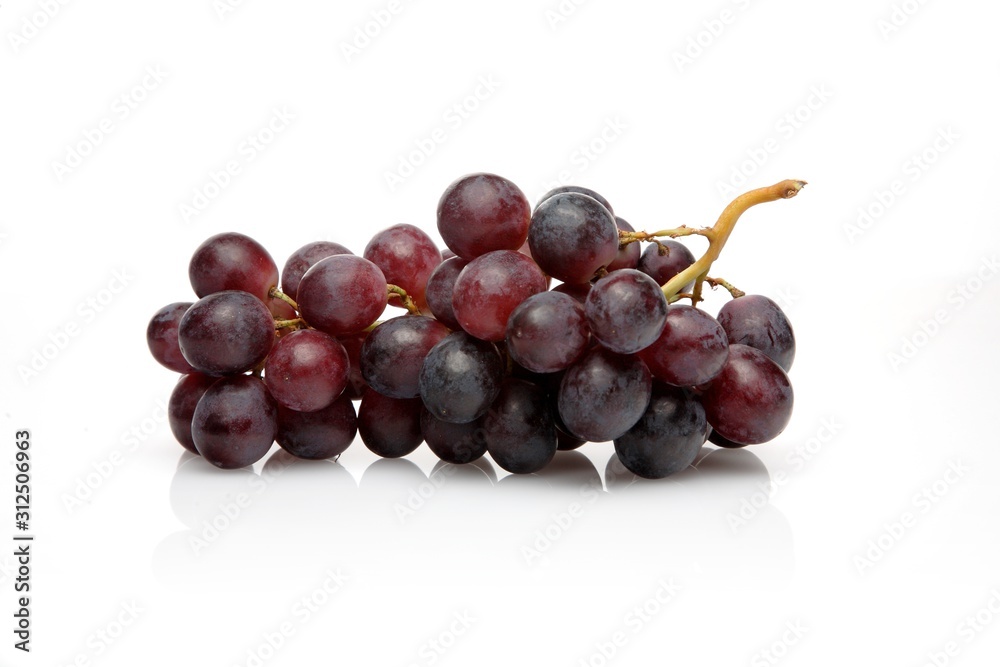 Fototapeta premium Grapes on white background - close-up