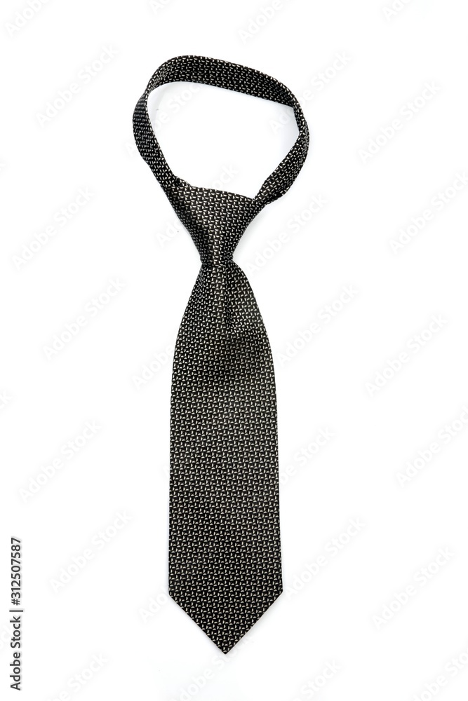 Tie on white background - close-up Tie on white background - close-up