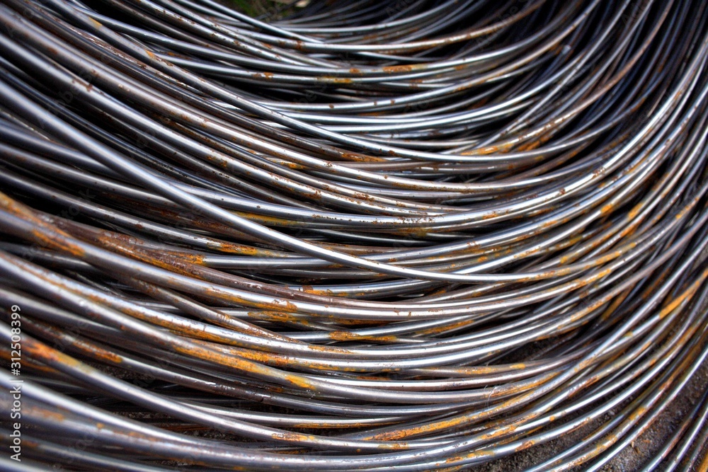 Construction Material - Roll of Metal Wire Strands