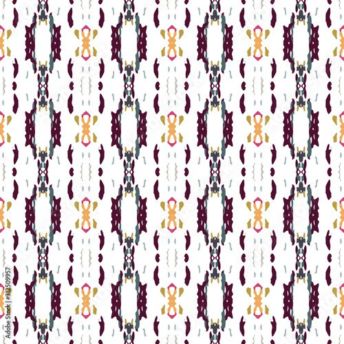 Hand Drawn, Paint Texture. Shibori Seamless 