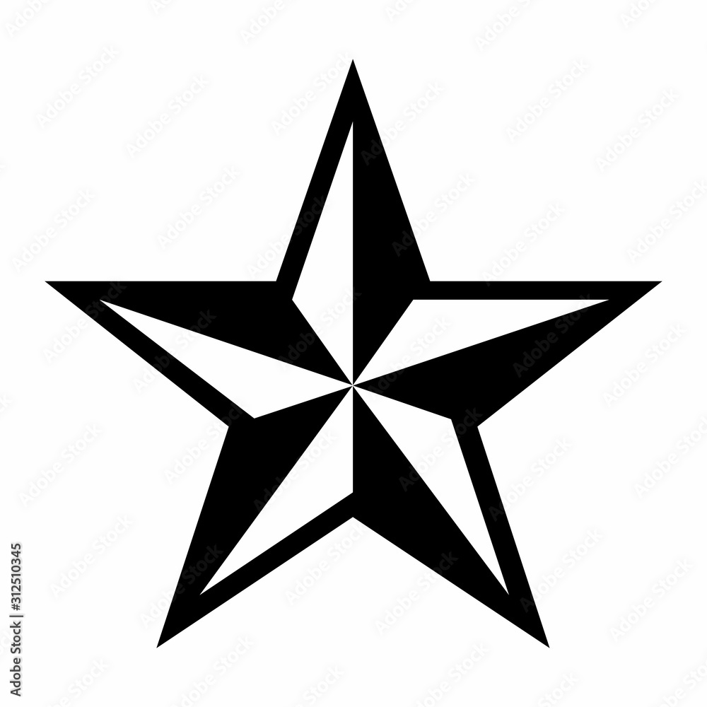 Fotografija Five pointed star