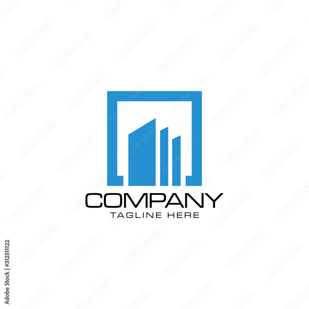 Building Construction Real Estate Logo Template Vector Icon Building Construction Real Estate Logo Template Vector Icon