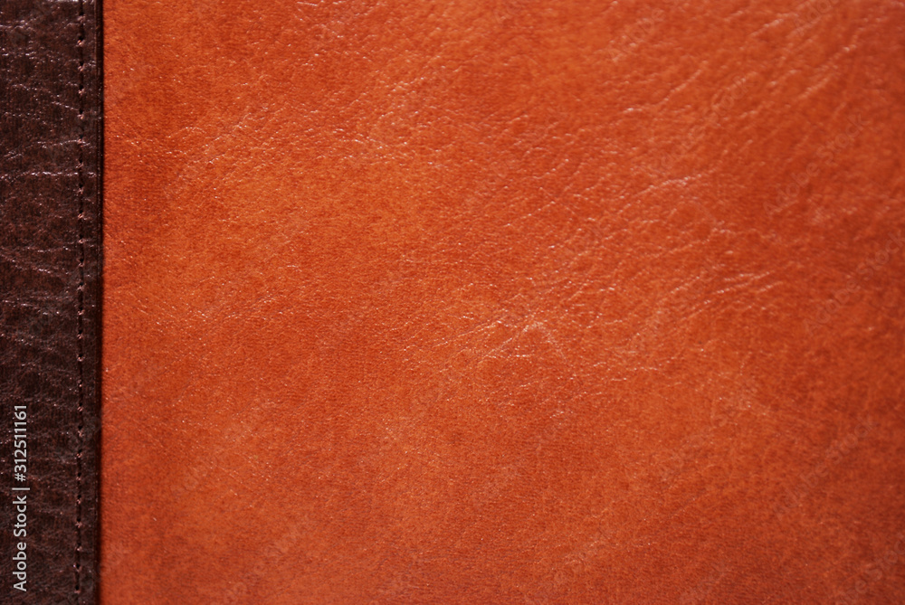 Brown skin background. Taken from the skin of the leather bag. Brown skin background. Taken from the skin of the leather bag.