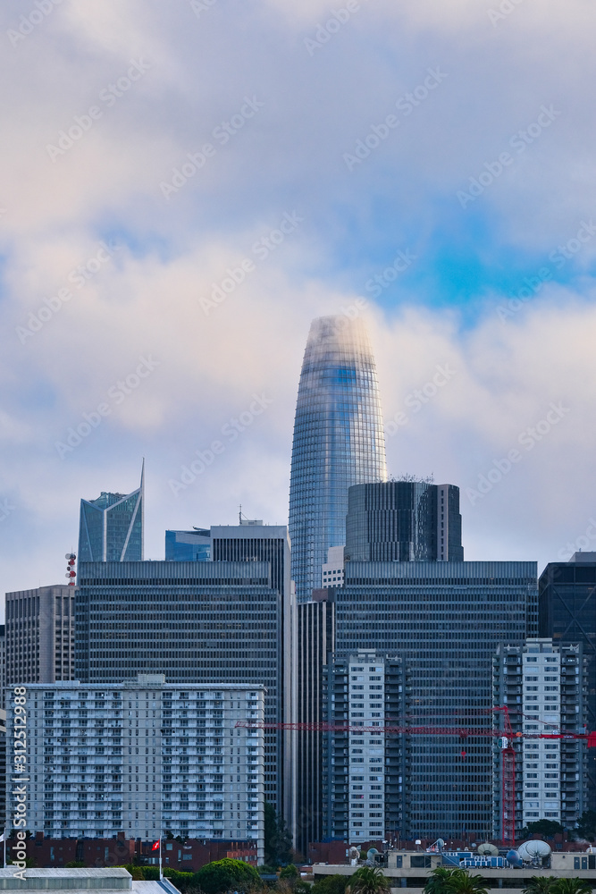 Modern San Francisco Skyline