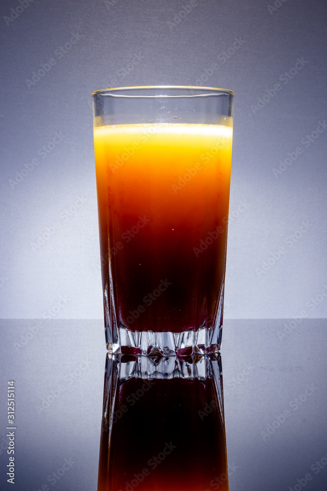 Glass on a reflective surface Glass on a reflective surface
