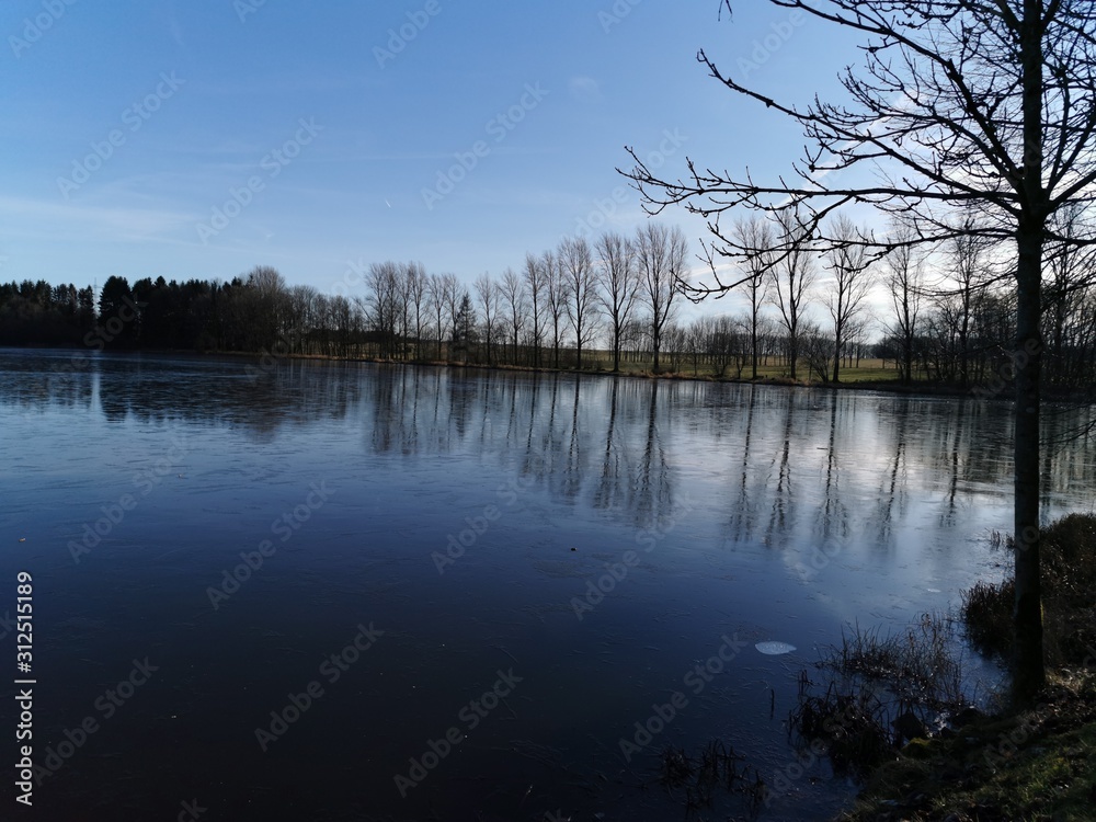 Obraz premium reflection in the lake