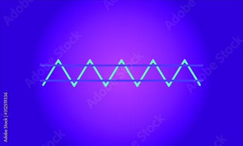 Triple top pattern figure technical analysis. Vector stock and cryptocurrency exchange graph, forex analytics and trading market chart. Triple bearish top breakouts flat icon