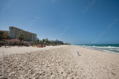 View of beach  Sousse  Tunisia