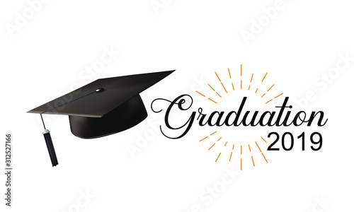 Graduation Class of 2019, vector illustration
