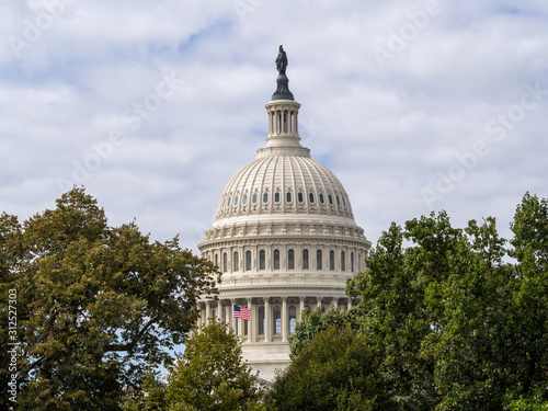 Washington DC, District of Columbia [ United States US Capitol Building, architecture detail ]