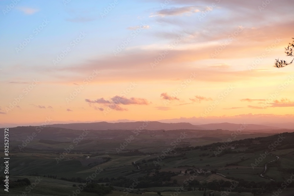 Beautiful sky with soft light