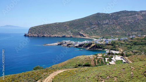 View of a village on Naxos,Greece 